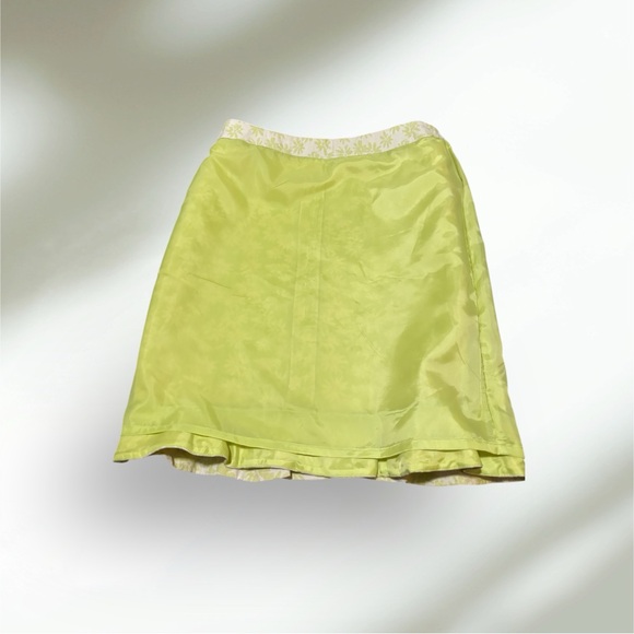 Dalia Women's Size 6 Pastel Green Floral Mini Skirt - Picture 6 of 12